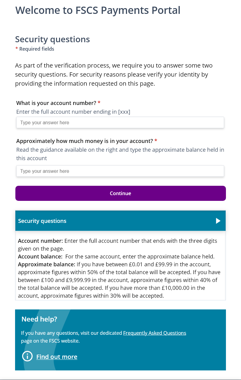 Images of Payment portal user interface
