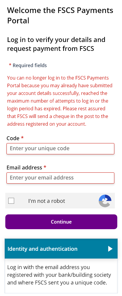 Images of payment portal mobile screens