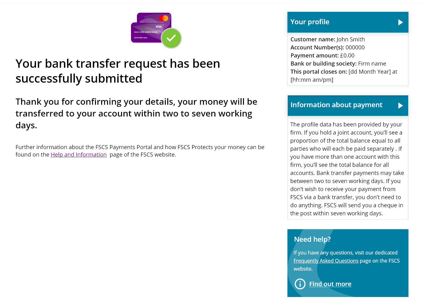 Payment portal Image tablet